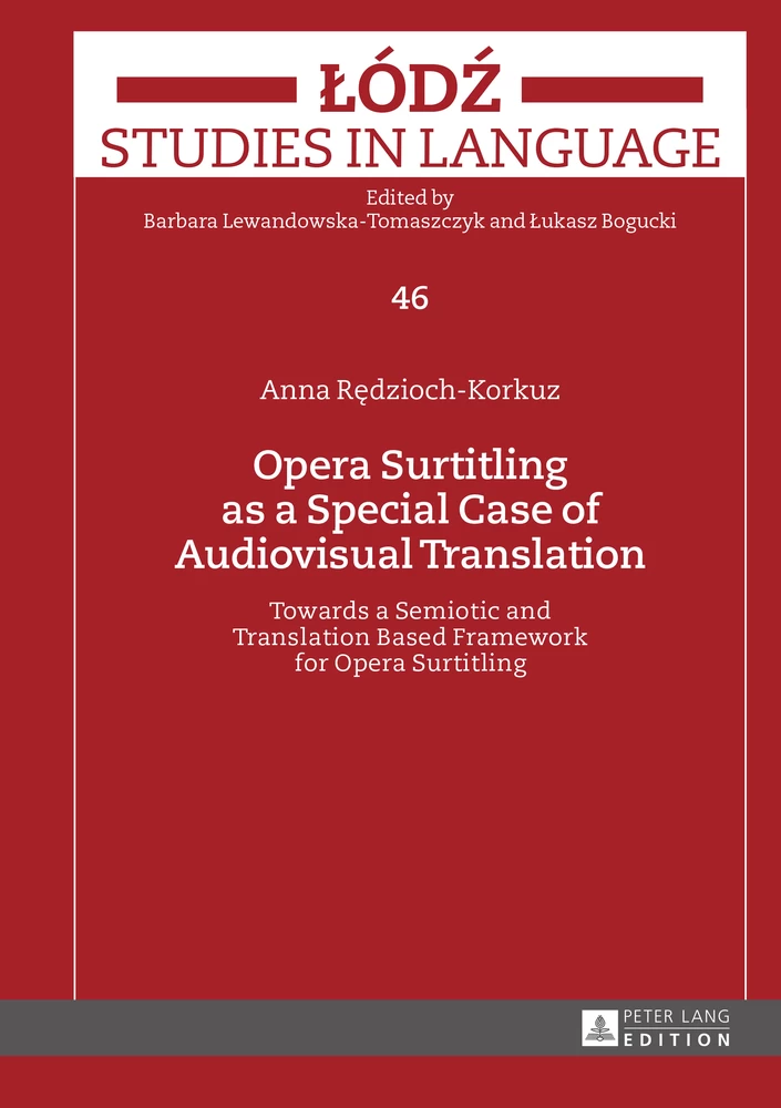 Title: Opera Surtitling as a Special Case of Audiovisual Translation