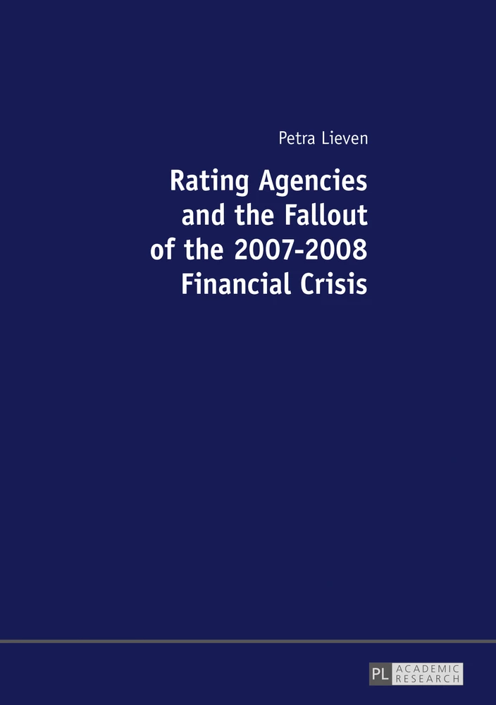 Title: Rating Agencies and the Fallout of the 2007–2008 Financial Crisis