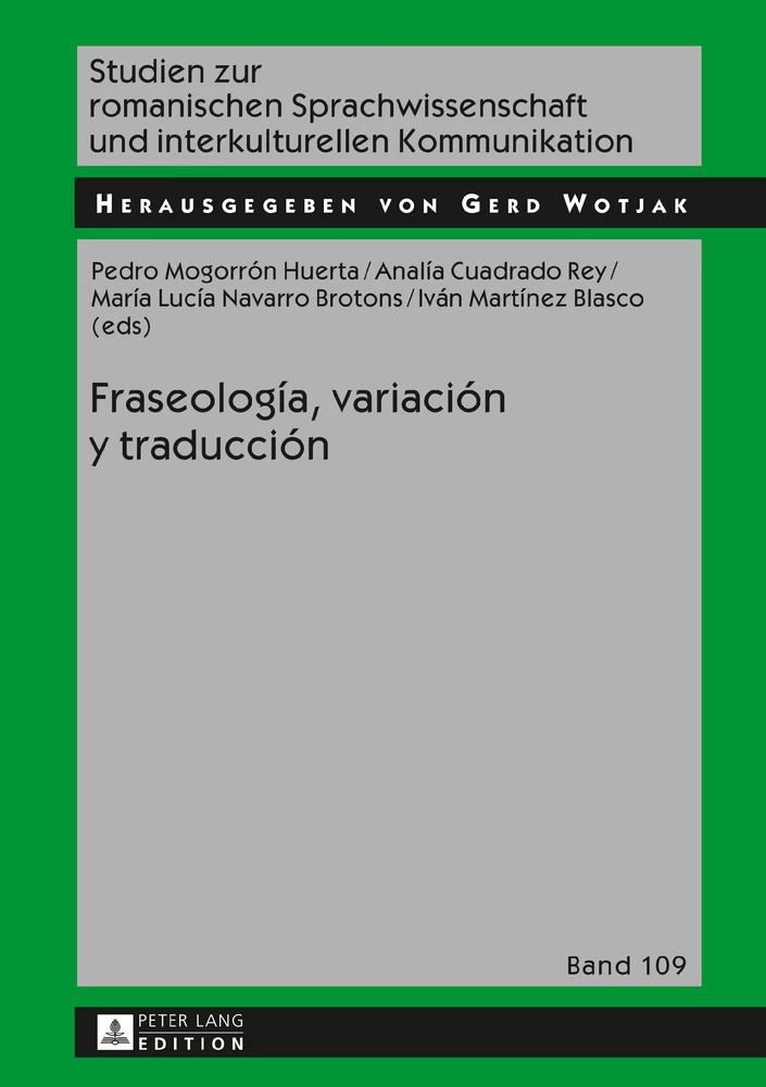 Title: Fraseología, variación y traducción