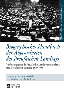 Titel: Biographisches Handbuch der Abgeordneten des Preußischen Landtags