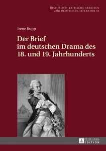 Title: Der Brief im deutschen Drama des 18. und 19. Jahrhunderts