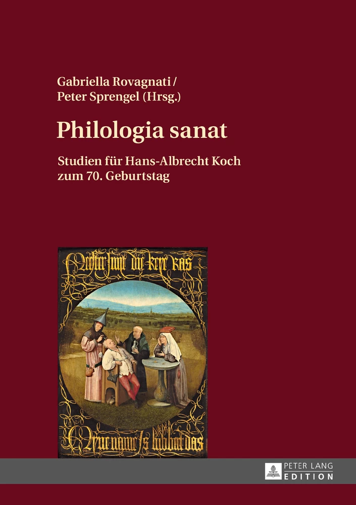 Titel: Philologia sanat