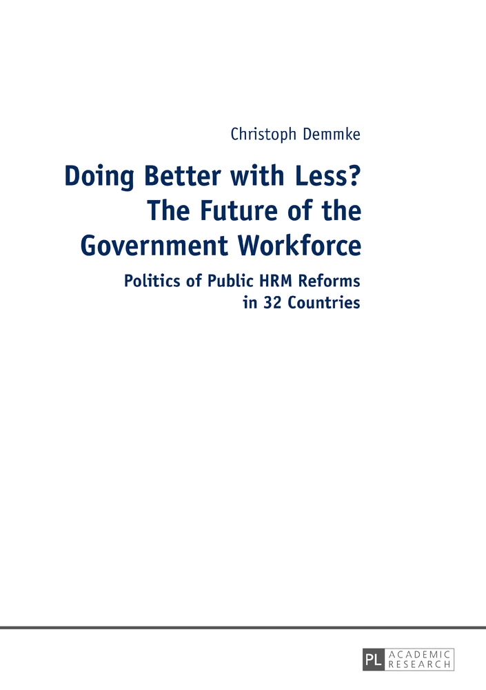 Title: Doing Better with Less? The Future of the Government Workforce
