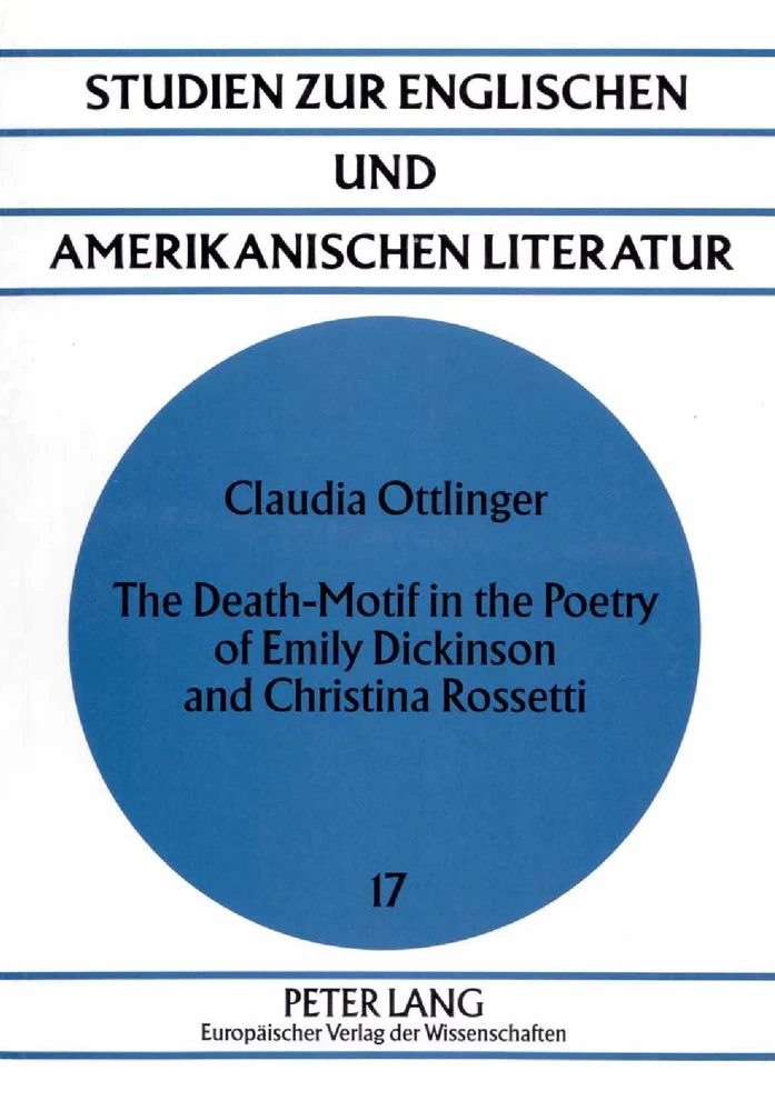 Title: The Death-Motif in the Poetry of Emily Dickinson and Christina Rossetti
