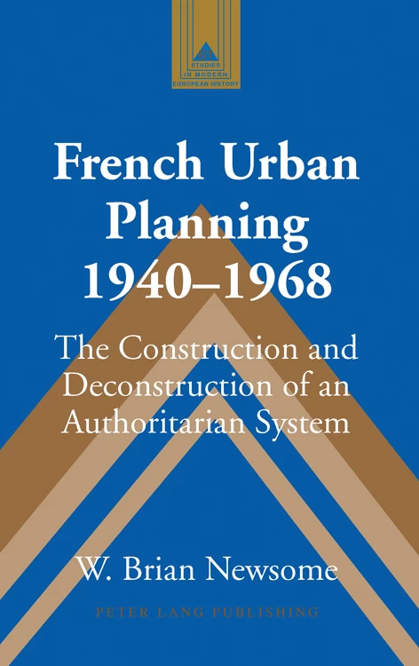 Title: French Urban Planning, 1940-1968