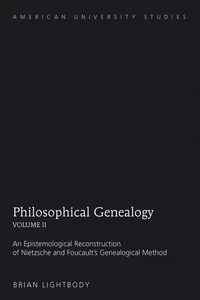 Title: Philosophical Genealogy- Volume II
