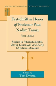 Title: Festschrift in Honor of Professor Paul Nadim Tarazi