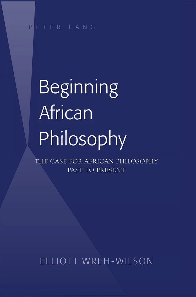 Title: Beginning African Philosophy