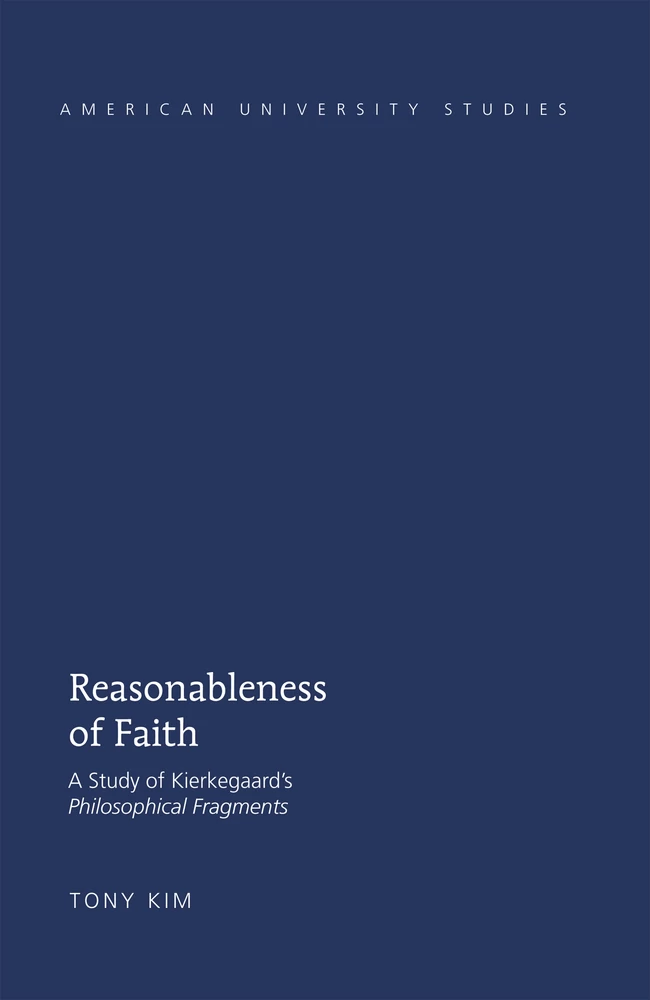 Title: Reasonableness of Faith