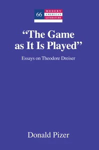 Title: "The Game as It Is Played"