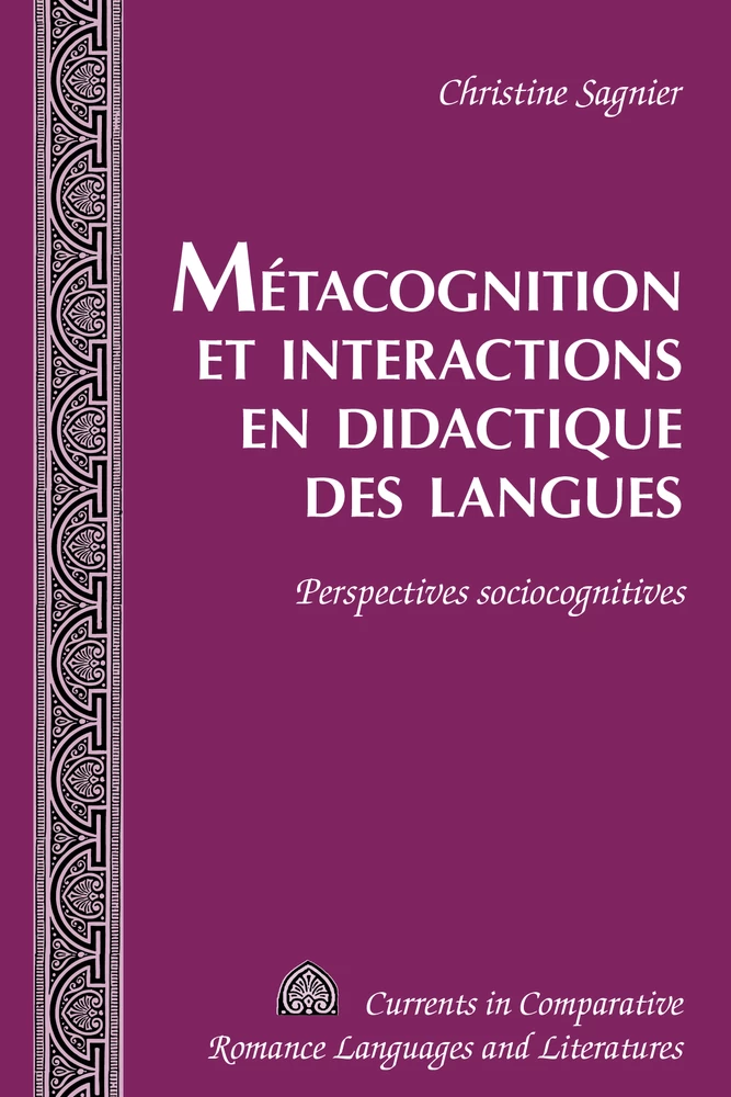 Titre: Métacognition et interactions en didactique des langues