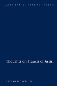 Title: Thoughts on Francis of Assisi