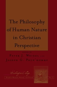 Title: The Philosophy of Human Nature in Christian Perspective