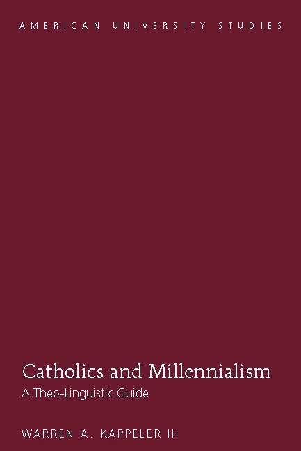 Title: Catholics and Millennialism