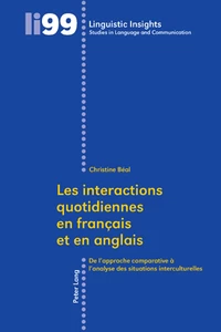 Titre: Les interactions quotidiennes en français et en anglais