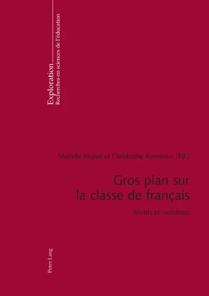 Titre: Gros plan sur la classe de français