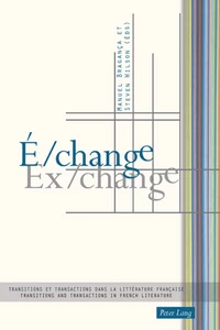 Titre: É/change / Ex/change