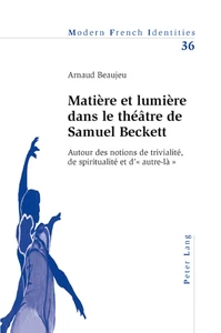 Title: Matière et lumière dans le théâtre de Samuel Beckett