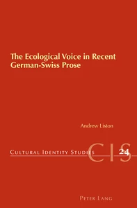Title: The Ecological Voice in Recent German-Swiss Prose