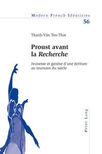 Title: Proust avant la «Recherche»