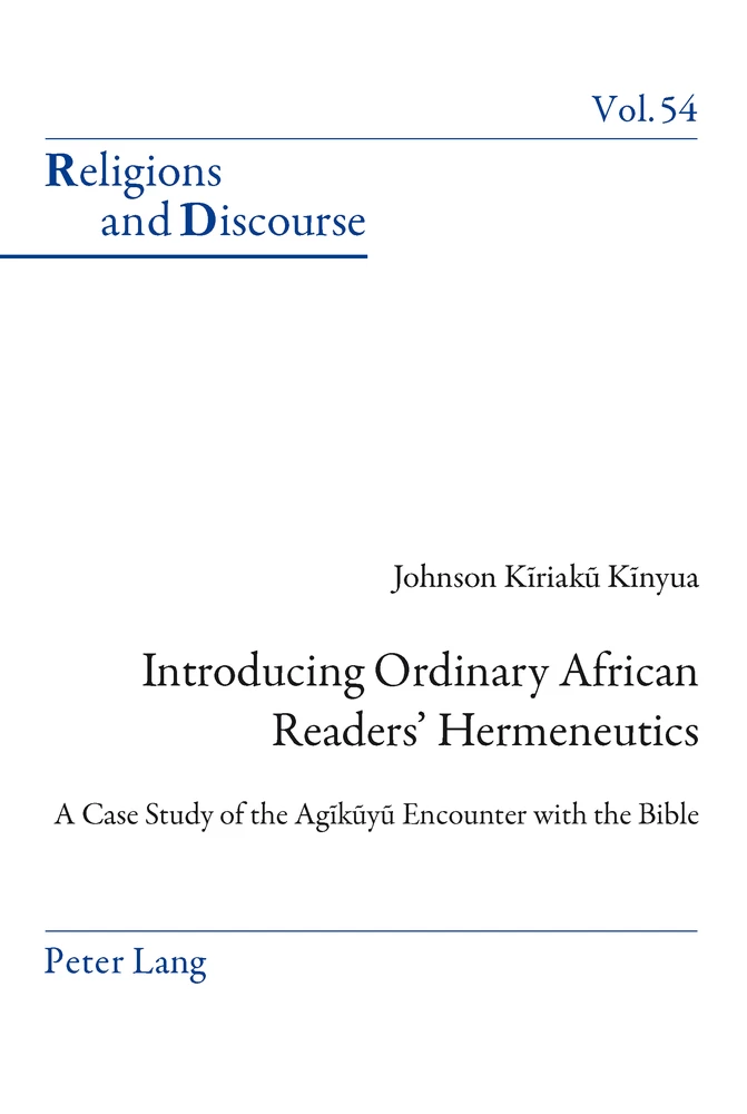 Title: Introducing Ordinary African Readers’ Hermeneutics