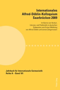 Titel: Internationales Alfred-Döblin-Kolloquium Saarbrücken 2009