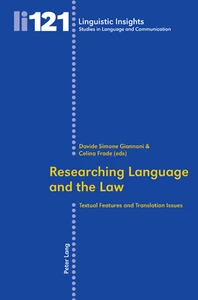 Title: Researching Language and the Law