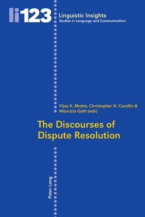 Title: The Discourses of Dispute Resolution