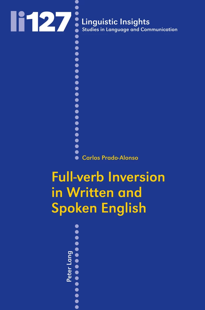 Title: Full-verb Inversion in Written and Spoken English