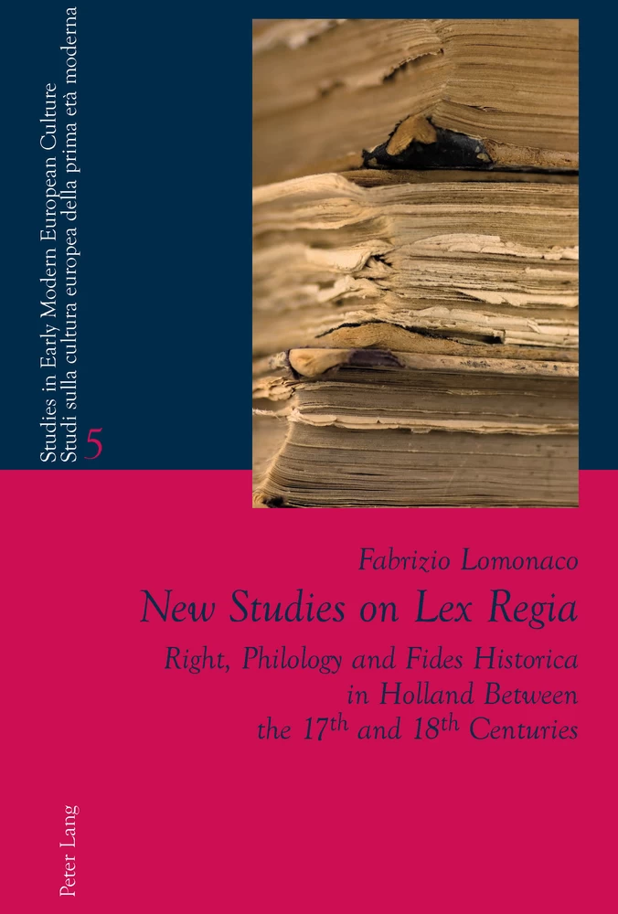 Title: New Studies on Lex Regia