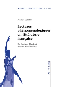 Title: Lectures phénoménologiques en littérature française