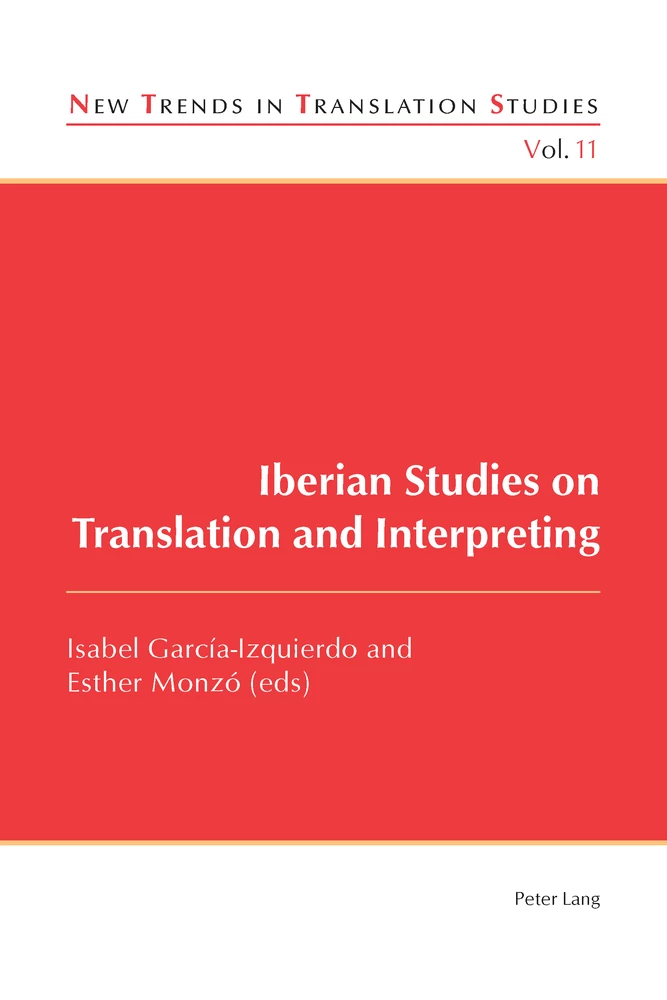 Title: Iberian Studies on Translation and Interpreting