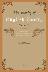 Title: The Shaping of English Poetry- Volume III
