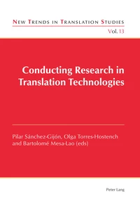 Title: Conducting Research in Translation Technologies