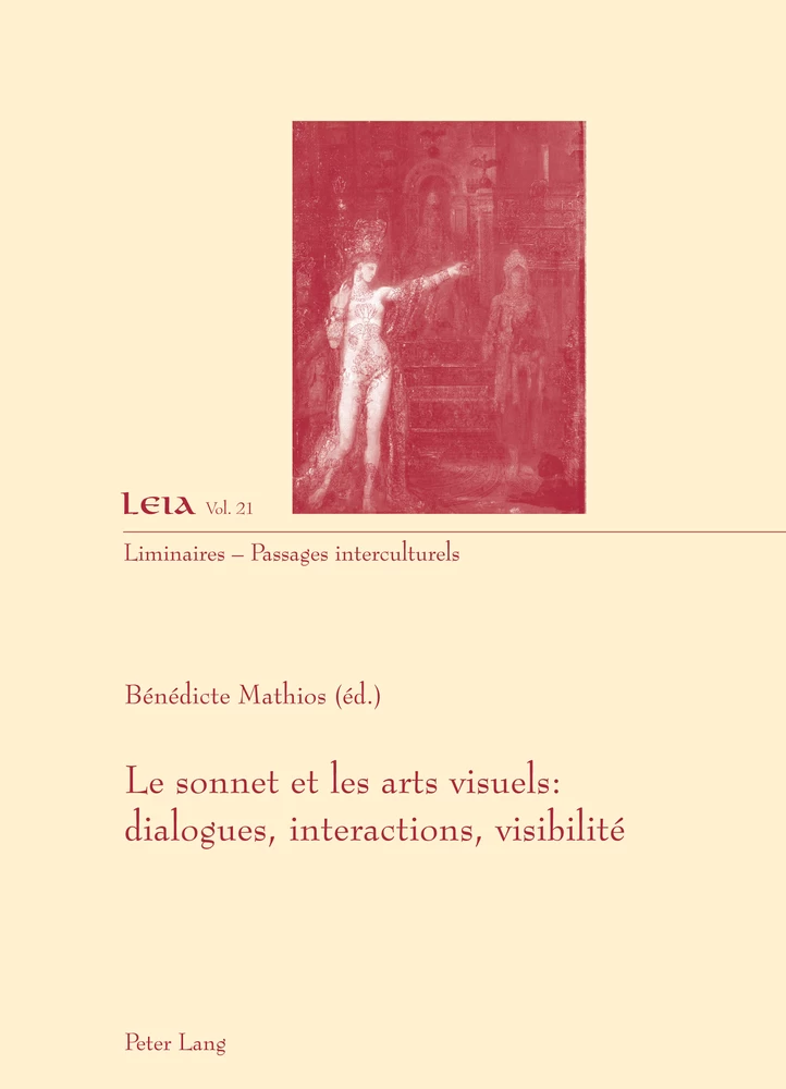 Titre: Le sonnet et les arts visuels : dialogues, interactions, visibilité