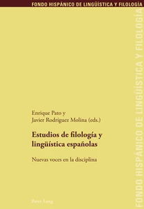 Titre: Estudios de filología y lingüística españolas