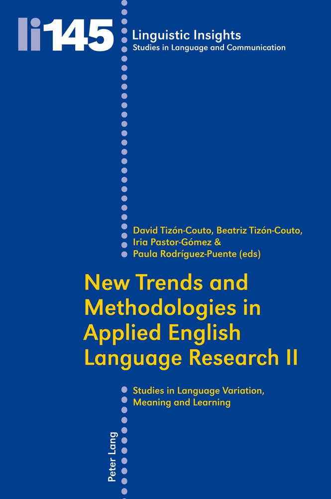 Title: New Trends and Methodologies in Applied English Language Research II