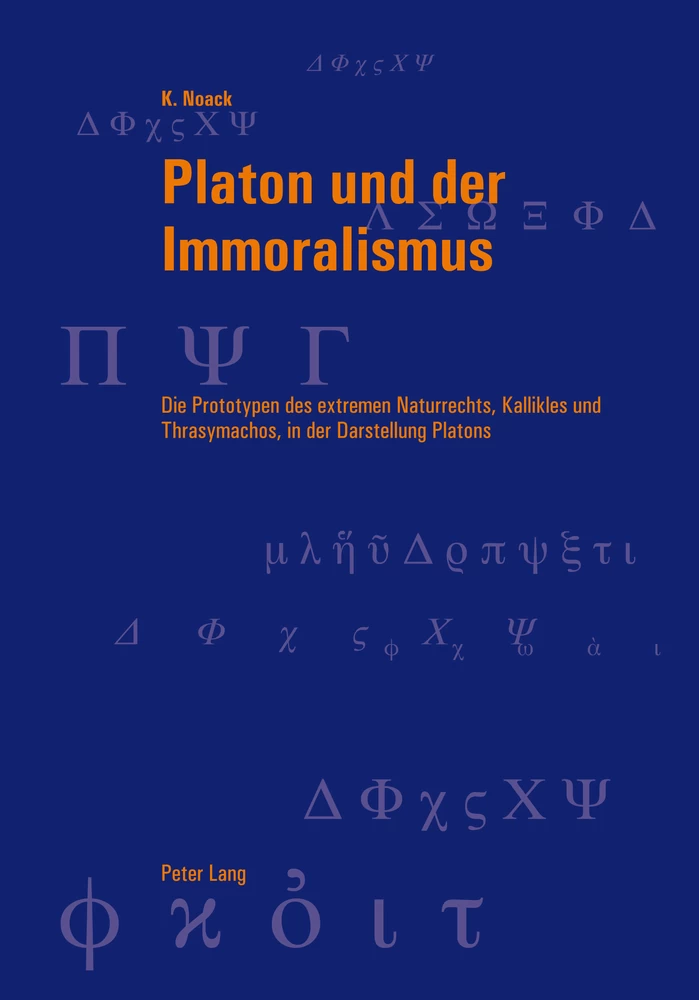 Titel: Platon und der Immoralismus