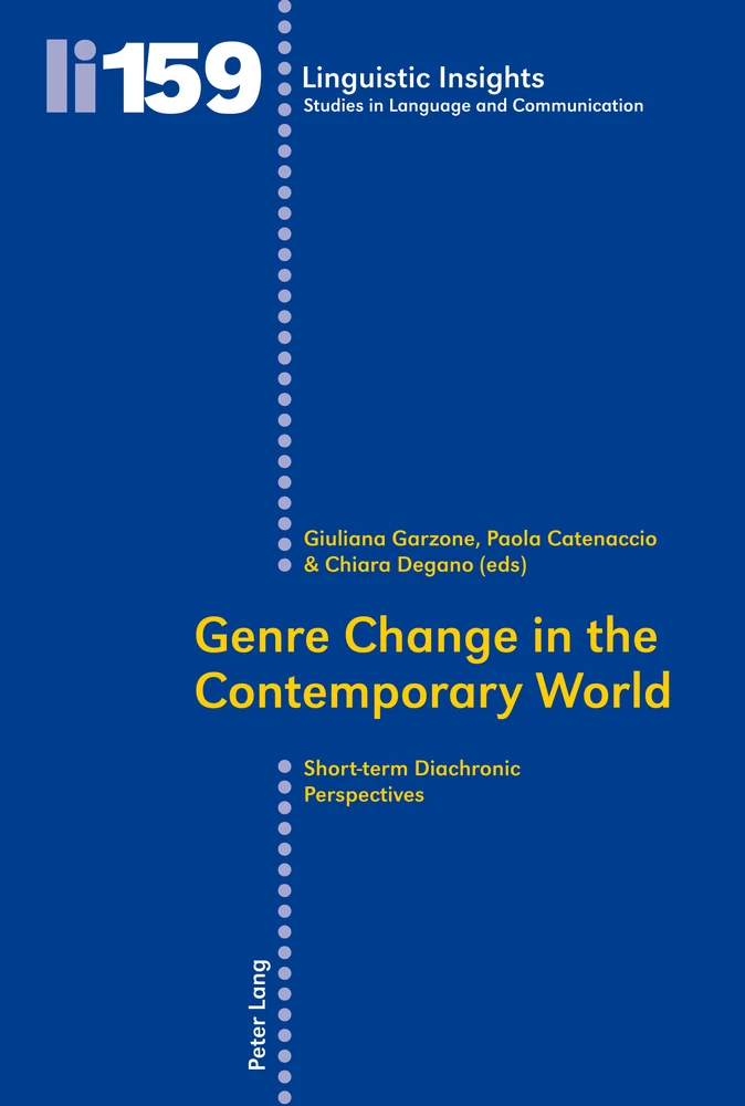 Title: Genre Change in the Contemporary World