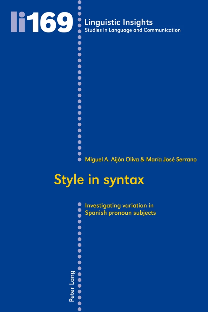 Title: Style in syntax