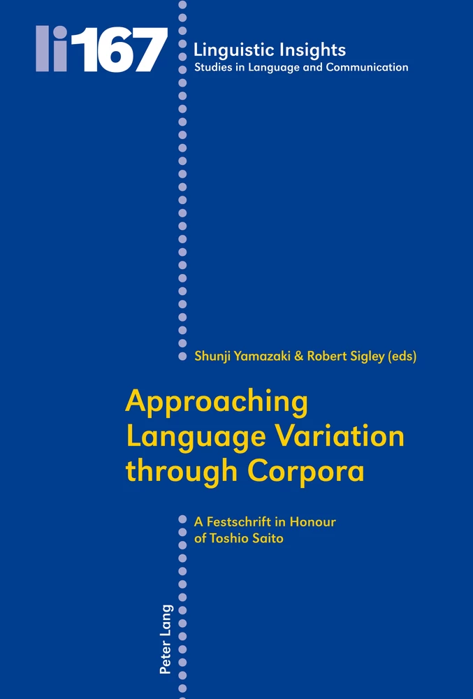 Title: Approaching Language Variation through Corpora