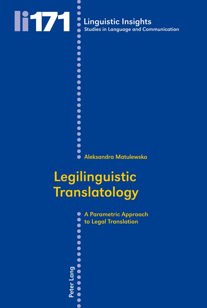 Title: Legilinguistic Translatology