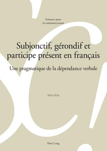 Titre: Subjonctif, gérondif et participe présent en français