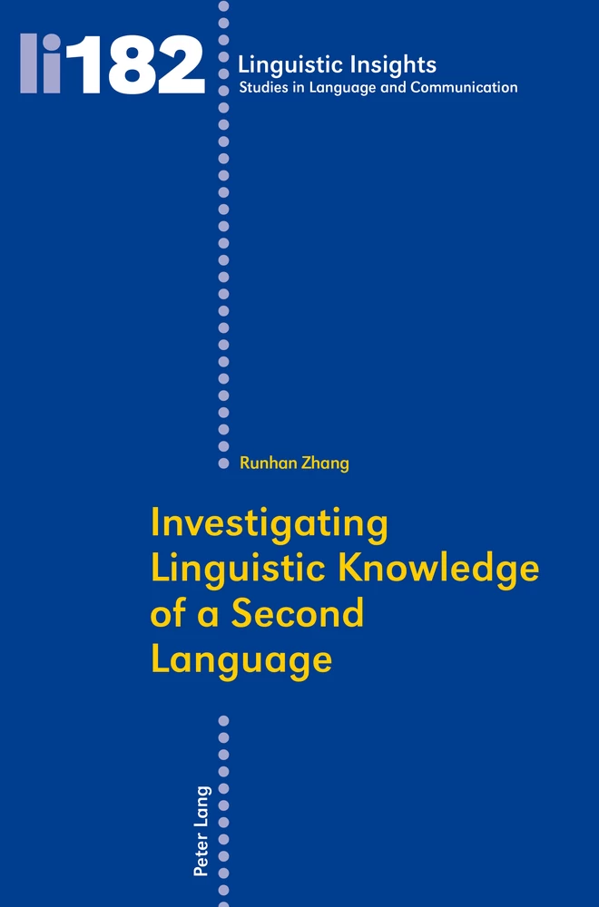 Title: Investigating Linguistic Knowledge of a Second Language