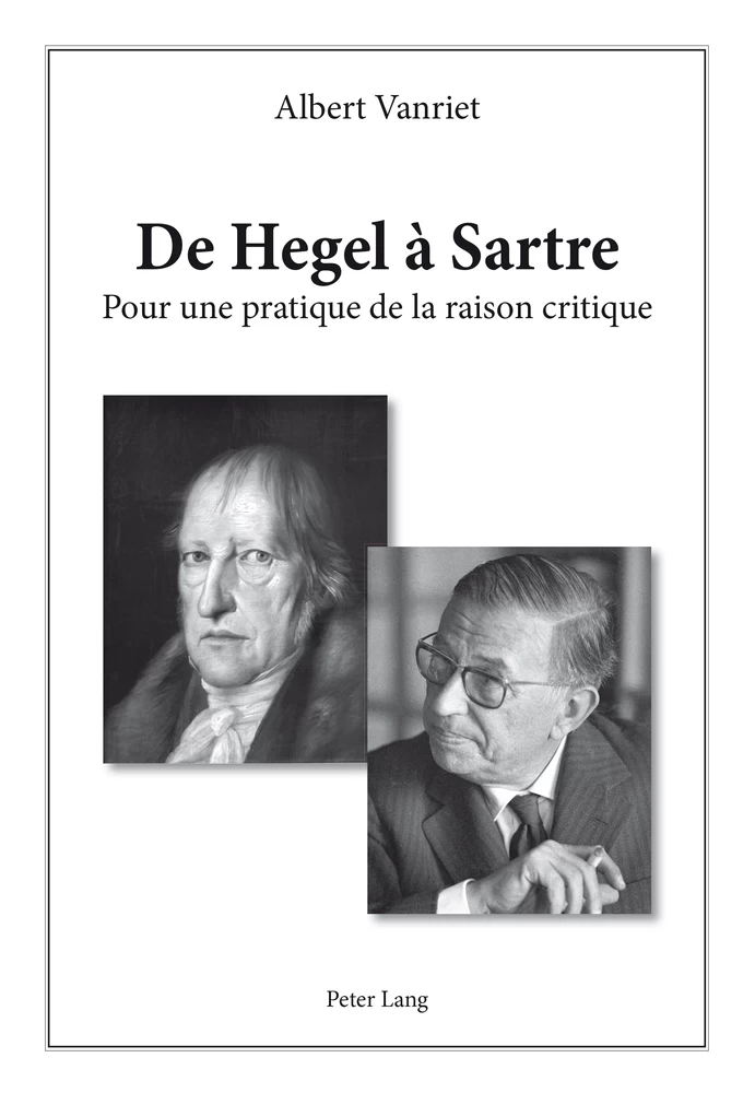 Titre: De Hegel à Sartre