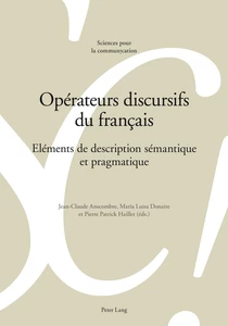Title: Opérateurs discursifs du français