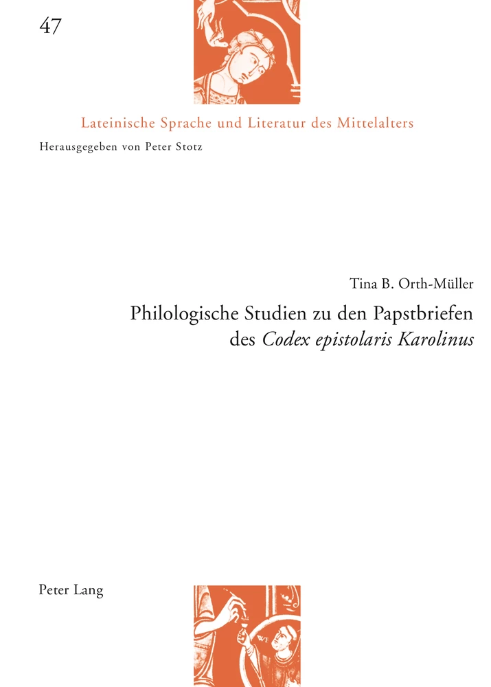 Titel: Philologische Studien zu den Papstbriefen des «Codex epistolaris Karolinus»