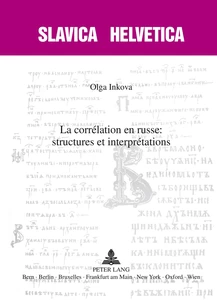 Titre: La corrélation en russe : structures et interprétations