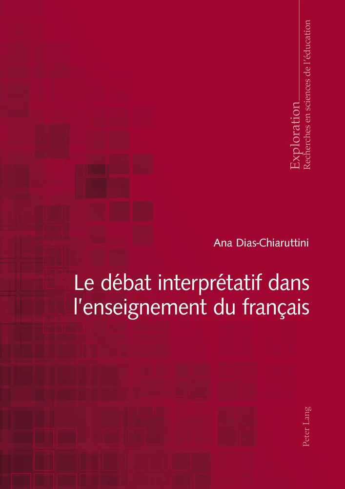 Titre: Le débat interprétatif dans l’enseignement du français
