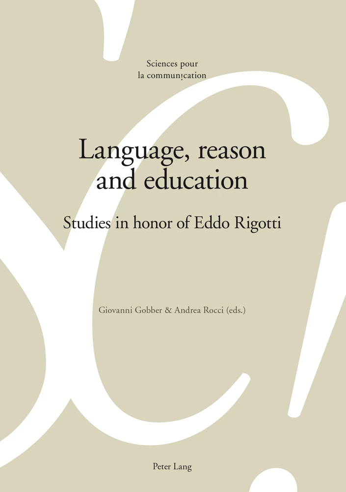 Title: Language, reason and education